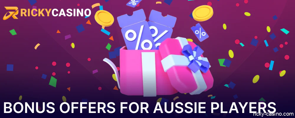 Ricky Casino bonus offers in Australia